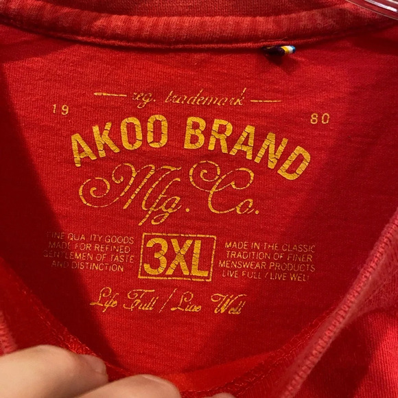Akoo Hittin Trees T-Shirt Size 3XL VGUC - Picture 4 of 5